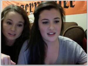 bare feet omegle - Two teenies showing off bare feet on webcam - Feet9