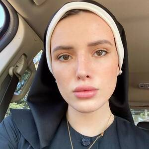 Bella Thorne And Zendaya Fuck - Bella Thorne's radical new look as she dresses as a nun after joining porn  industry - Mirror Online