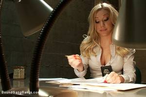 big tits wife gangbang - Photo number 1 from Sexy Blonde Prison Warden with Big Tits gets Gangbanged  by Horny Inmates