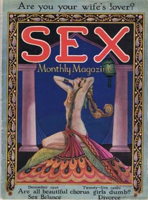 20s Porn Magizines - Sex' an 'adult' magazine from the 1920s | Dangerous Minds