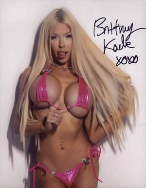 barbie benton naked shemale - Brittney Kade signed AUTHENTIC 8x10 |Stali Cali|