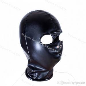 latex gimp bondage - ... Hood Mask BDSM Slave Bright PU Leather Hoods Mask Gimp Fetish Bondage  Hood Sex Hoods Sex ...