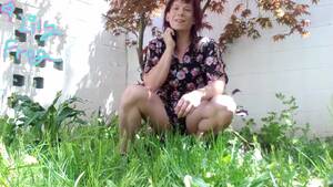ladyboy pond piss - Trans Girl Peeing all over the Garden (public Peeing) - Pornhub.com