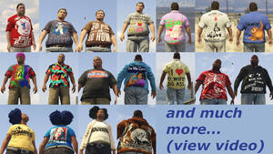 Gta 5 Porn Fat People - Fat Peds T-Shirt Pack - GTA5-Mods.com