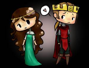 angel coulby porn cartoon - King Arthur Pendragon of Bretagne and Queen Guinevere - Arthur et Gwen fan  Art (29301361) - fanpop