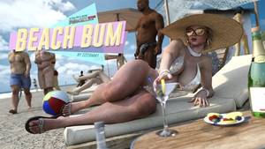 3d Beach Porn - zz2tommy - Beach-Bum (3D Porn Comic)2017