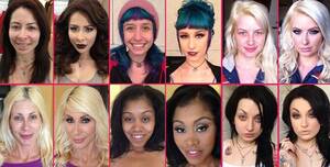 Adult Porn Stars No Makeup - Sexy Or Freaky? Shocking Photos Of Porn Stars Without Makeup