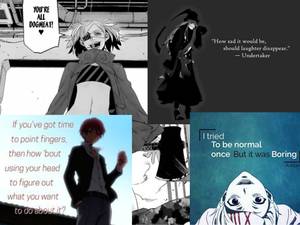 Gangsta Cartoon African American Porn - Quotes from my favorite insane babes~ (Sig from Gangsta, Undertaker from  Black Butler. UndertakerKarmaPornClassroomBlack ...