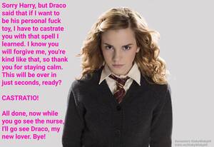 Hermoine Granger Porn Captions - Castration Cuckold Caption | Hermione Granger by KinkyWinky69 on DeviantArt