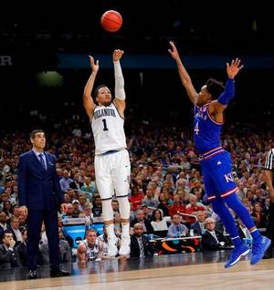 Billy Madison Granny Porn - (AP Photo/David J. Phillip). Villanova's Jalen Brunson (1) shoots a 3-point  basket against Kansas's Devonte' Graham (4) during the second half in the  ...