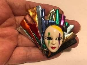 3d Evil Clown Porn - 3d evil clown porn - Colorful hand painted artistic pierrot clown face  brooch pin jpg 736x552