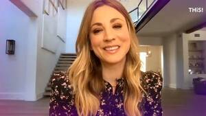 Kaley Cuoco Interracial Porn - Big Bang Theory's Kaley Cuoco on faking racy 'Flight Attendant' sex