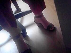 candid under desk upskirt - Candid soles under desk (oldie but goodie) - PornZog Free Porn Clips