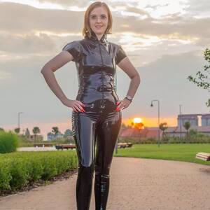 latex public gallery - I'm addicted to wearing latex â€“ people point and laugh but I won't stop' -  Daily Star