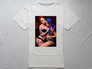 Hip Hop Porn Girls - Hip hop porn star Tattoo Naked Girls White Print Sexy t shirts Free  Shipping Fashion Casual %100 Cotton Blue T Shirt T 917956-in T-Shirts from  Men's ...