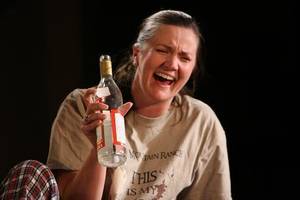 Anton Texas Porn - From left: TV star Holly (Amanda Clark), jaded middle-ager Casey