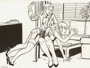 girl otk spanking cartoon - Bad Reception. \