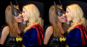Batgirl Redhead Porn - Supergirl & Batgirl Pussy Licking VR Porn ...