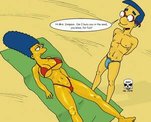 Marge Simpson Feet Porn - The Simpsons - Beach Fun | The Simpsons Porn