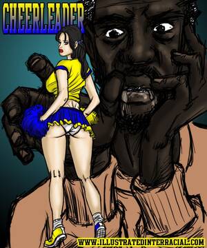 Black Cartoon Cheerleader Porn - Cheerleaders- illustrated interracial - Porn Cartoon Comics