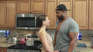interracial wife kitchen - Cuckold white wife fucks her favorite bbc on kitchen counter