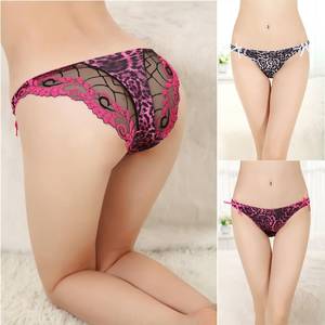 Lace Panties - 1 pc Erotic Porn Women charming Sexy Lace Panties Briefs Knickers Lingerie  Underwear Leopard V String G String Underpants -in Panties from Novelty &  Special ...