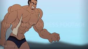 Cartoon Thugs Porn - Muscle Growth: Taka - Thug Growth Animation - ThisVid.com