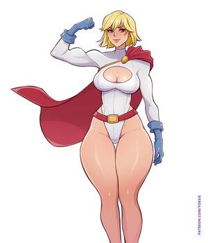 cartoon power girl nude - Thick Power Girl (Toksie) [DC] free hentai porno, xxx comics, rule34 nude  art at HentaiLib.net