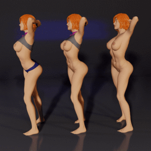 Bottomless 3d Porn - 3D file Anni - Shrunk in the wash (Nude & bottomless versions included). ðŸ‘§ãƒ» 3D printer model to downloadãƒ»Cults