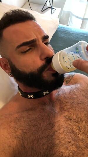 longest cum shot with bottle - Drinking a bottle full of cum 2 - ThisVid.com