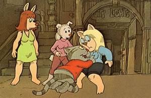 classic cartoon nudes - Fritz the Cat (1972)