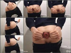 Amateur Gay Toilet - Amateur Fisting Tranny | Public Fisting - Amateur Crazy Gay Fisted His Huge  Anal Prolapse In Public Toilet