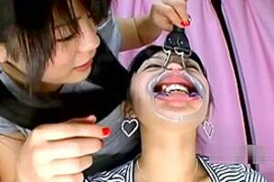 asian mouth gag - Asian Girl Gag In Mouth Getting Her Teeths Licked Nose Tortured With Hooks,  watch free porn