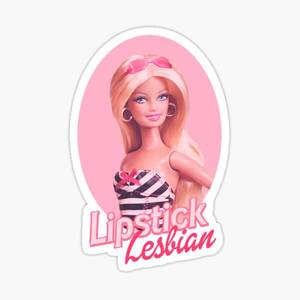 Barbie Porn Babe - Barbie Lipstick Stickers for Sale | Redbubble
