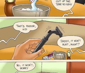 Cartoon Shaving Porn - Father shaves his daughters pussy | Erofus - Sex and Porn Comics