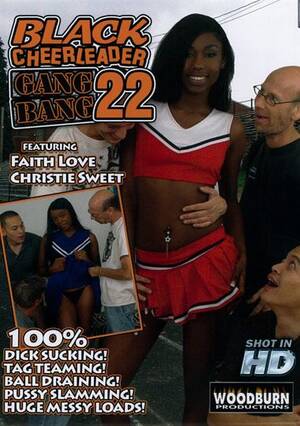 ebony cheerleader gangbang - Black Cheerleader Gang Bang 22 DVD Porn Video | Woodburn Productions