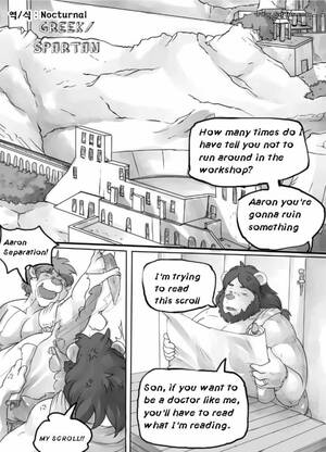 Greek Sex Cartoon - Page 1 | Mark-Wulfgar/Greek-Spartan | Gayfus - Gay Sex and Porn Comics