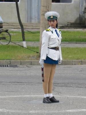 North Korea Traffic Ladies - North Korean Traffic Girl North Korea North Korean 9800 | Hot Sex Picture