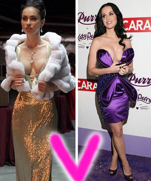 katy perry massive natural boobs - Megan Fox VS Katy Perry: Who's Revealing Look Better? | Entertain Yourself