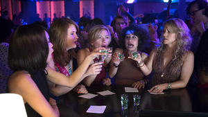 drunk girl at frat party - Rough Night' Review: A Bachelorette Weekend From Hell