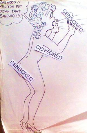 blondie hot cartoons - Out of respect for the WordPress censors (they get squeamish) and little  children, I have voluntarily censored Blondie.