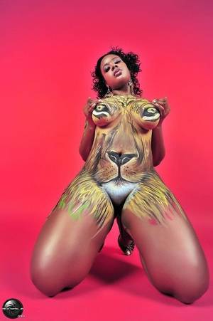 hot ebony public nude - Photos from nude-bodypaint / Nude and Bodypainted!