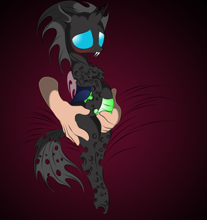 Changeling Mlp Human Porn - 92704 - safe, artist:v-d-k, changeling, human, belly, blushing, hand, human  male, human on changeling action, male, pregnant, trypophobia - Derpibooru
