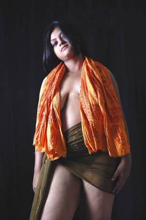naked indian fashion - indian-dusky-girl-nude-hot-tits-topless