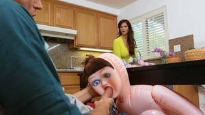 Caught Sex Doll Porn - Syren De Mer caught her stepson fucking the sex doll - Porn Movies - 3Movs