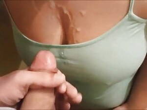 Cleavage Cumshot Porn - Free Cum On Cleavage Porn | PornKai.com