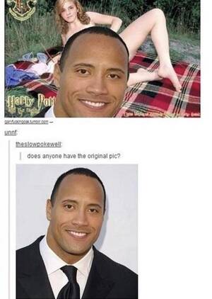 Emma Watson The Rock Porn - The r o c k : r/tumblr