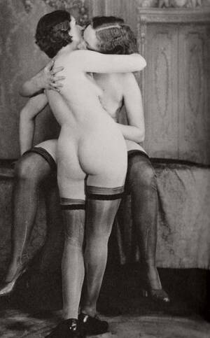 Lesbian Pictorials Vintage Erotica - 1920s Vintage Erotic Postcards/Photographs Depicting Lesbian Encounters