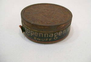 Copenhagen 1940s Porn - antique tobbaco cans | copenhagen snuff round chew tobacco container  tobacco chew men like .