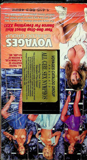 1980s porn vhs quality - Adult VHS Movie All Girl Sex Nymphos By Voyages Catalog Group 1990s 08 â€“  Mr-Magazine